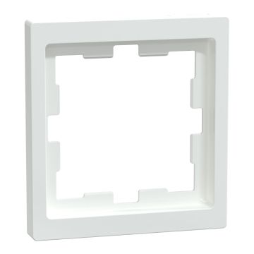 Cover frame, Merten D-Life, 1 gang, lotus white