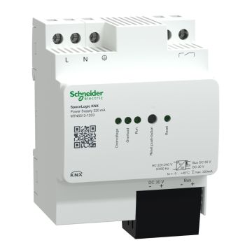 Power supply, Spacelogic KNX, REG-K/320 mA, white