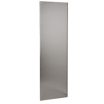 2 side panels stainless 304L, Scotch Brite® finish, for SFX H2000xD400mm