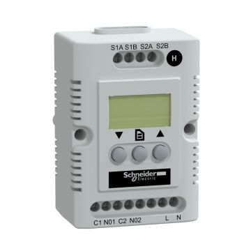 Climasys CC - electronic hygrostat - 200…240 V - Hr 20…80% - OLED screen