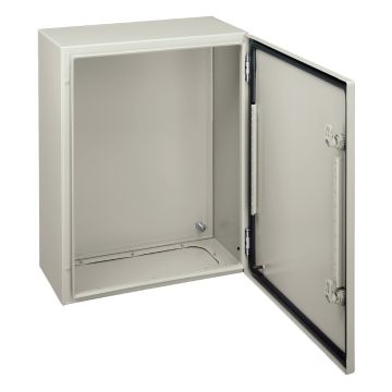 Spacial CRN plain door w/o mount.plate. H300xW250xD200 IP66 IK10 RAL7035..