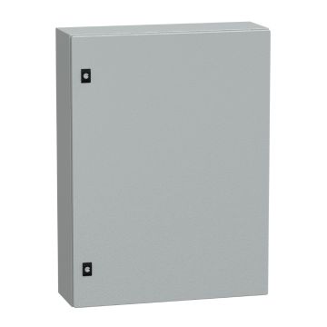 Spacial CRN plain door w/o mount.plate. H800xW600xD200 IP66 IK10 RAL7035..