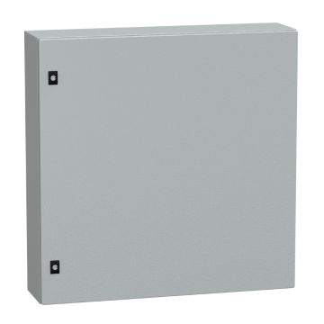 Spacial CRN plain door w/o mount.plate. H800xW800xD200 IP66 IK10 RAL7035..