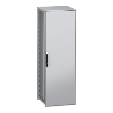 Floor standing modular electrical enclosure, PanelSeT SFN, decarbonized steel, mounting plate, 1800x600x600mm, IP55