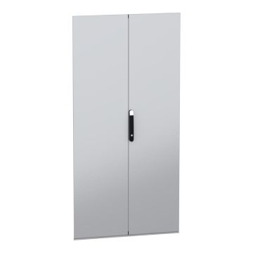 Double plain door, PanelSeT SFN, Spacial SM, for electrical enclosure H2000 W1000mm