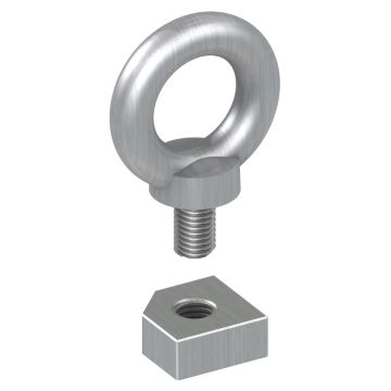 set of 4 Spacial SM M12 lifting eyebolt - galvanized cast steel