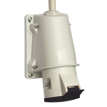 PratiKa socket - screw - angled - 32A - 3P + E - 480...500 V AC - wall