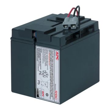 APC Replacement Battery Cartridge, VRLA battery, 17Ah, 12VDC, 2-year warranty