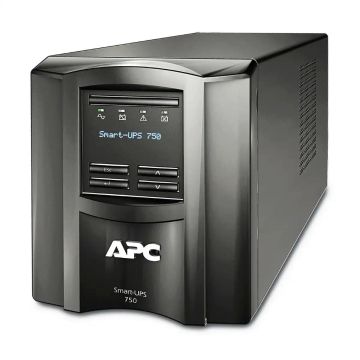 APC Smart-UPS, Line Interactive, 750VA, Tower, 230V, 6x IEC C13 outlets, SmartConnect Port+SmartSlot, AVR, LCD