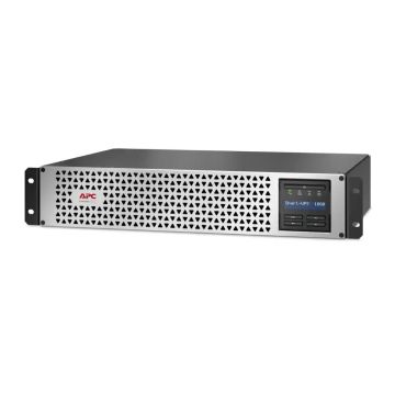 APC Smart-UPS, Line Interactive, 1000VA, Lithium-ion, Rack/Tower, 2U, 230V, 6x IEC C13 outlets, SmartConnect Port+SmartSlot, Short Depth, AVR, LCD