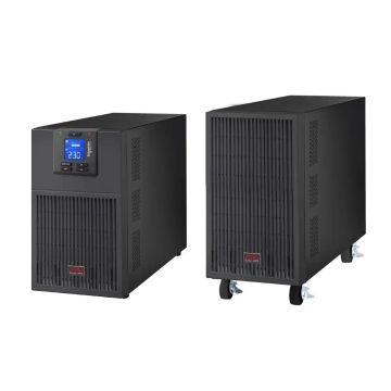 APC Easy UPS On-Line, 6kVA/6kW, Tower, 230V, Hard wire 3-wire(1P+N+E) outlet, Intelligent Card Slot, LCD, Extended Runtime