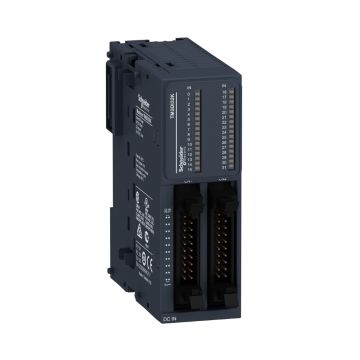 discrete input module, Modicon TM3, 32 inputs, HE10, 24V DC