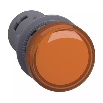 22mm PILOT LIGHT,12V AC/DC,AMBER