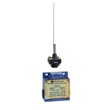 Limit switch, Limit switches XC Standard, XCKM, cats whisker, 1NC+1 NO, snap action, M20