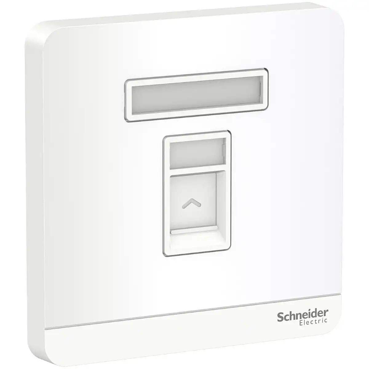 1G Tel Socket, Shuttered Wallplate, WE