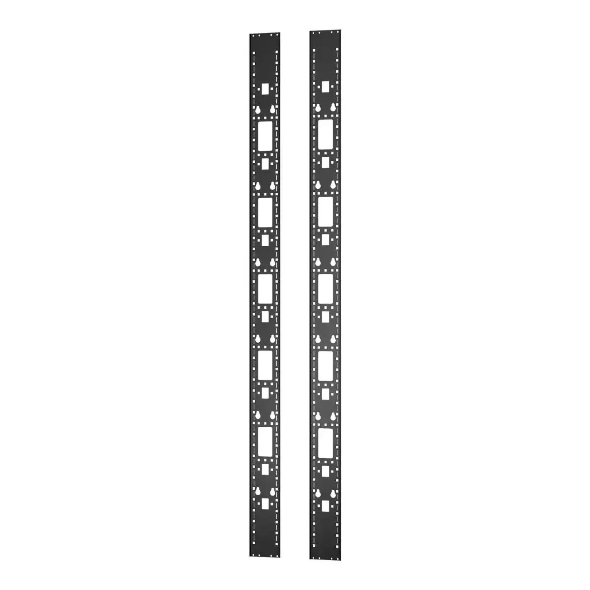 Easy Rack Vertical 0U accessory channel, 48U, qty. 2