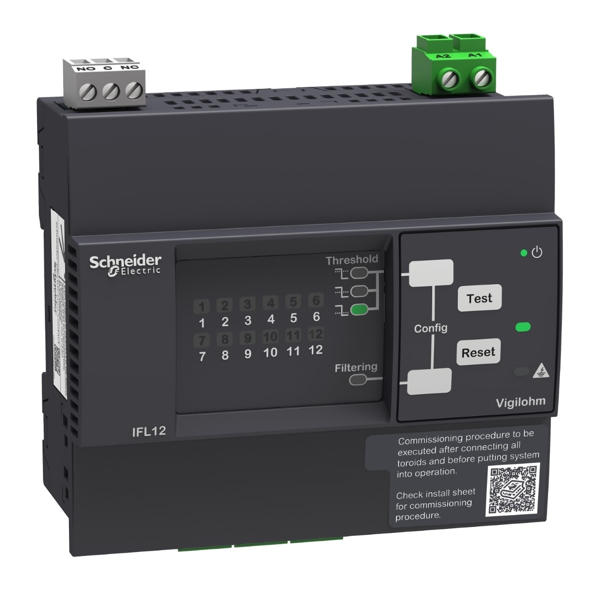 VIGILOHM 12 CHANNEL FAULT LOCATOR - 24-48VDC