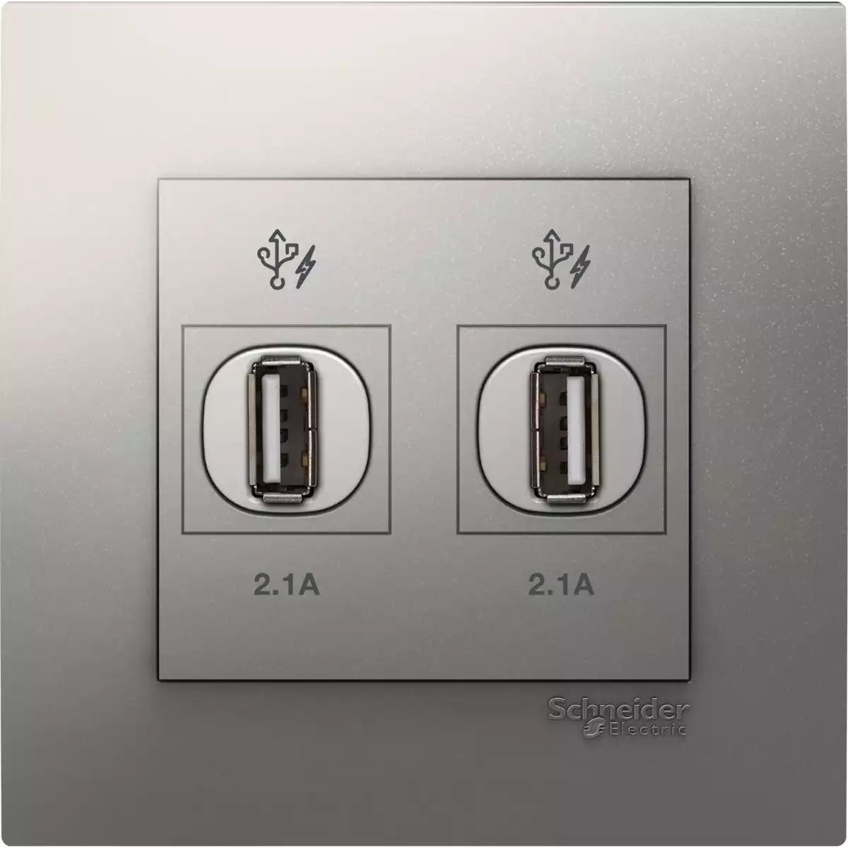 2 x 2.1A USB Charger, AS