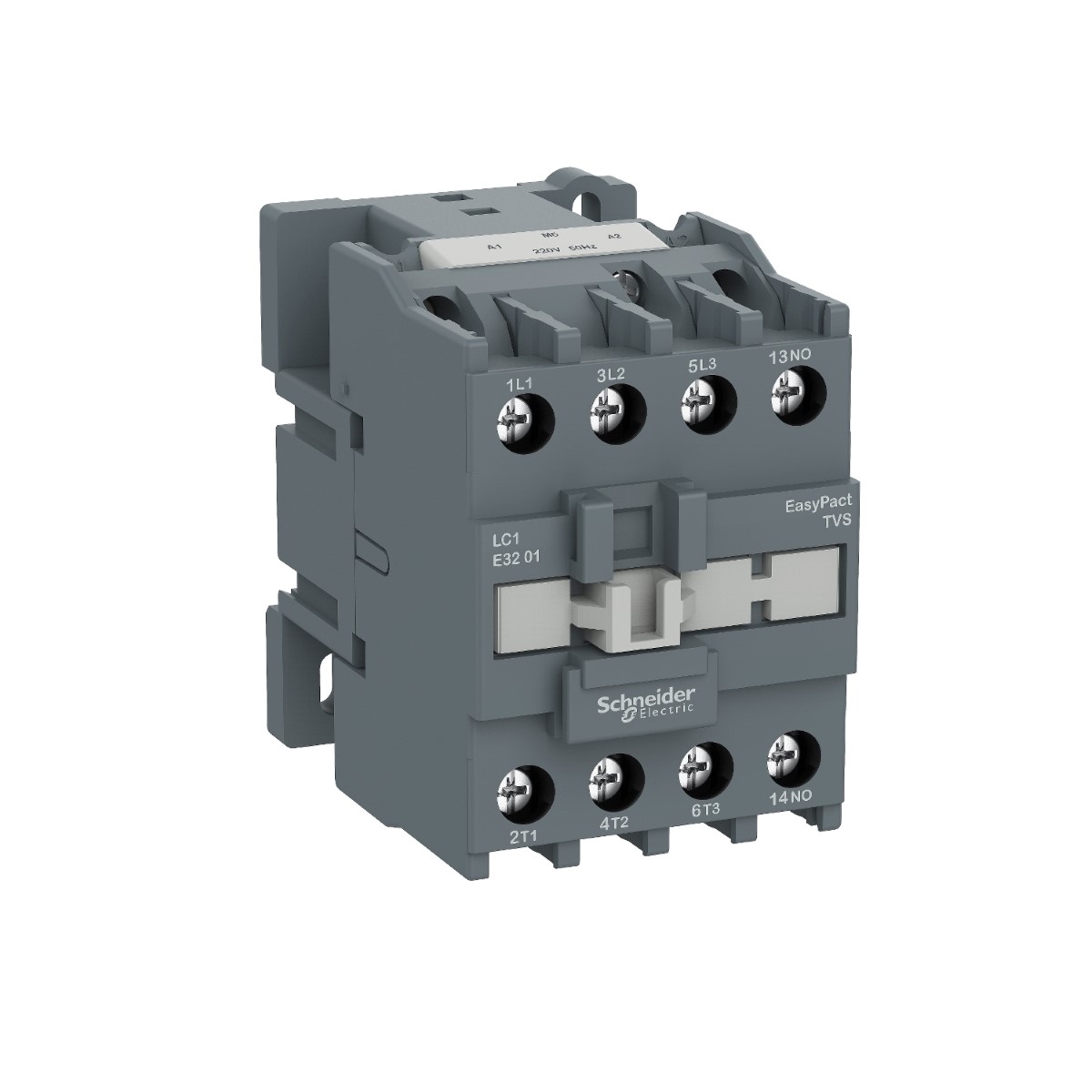 Contactor,EasyPact TVS,3P(3NO),AC-3,<lt/>=440V,38A,230V AC coil,1NO auxiliary contact