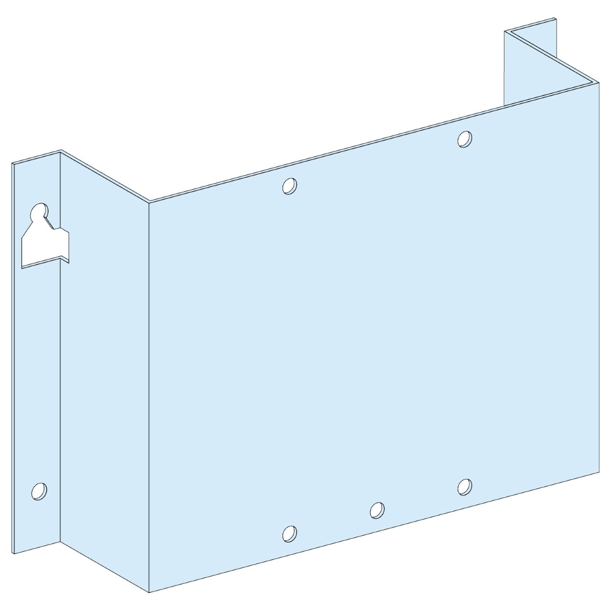 MOUNTING PLATE NSX/CVS/INS 250 V. FIXED ROT.HANDLE