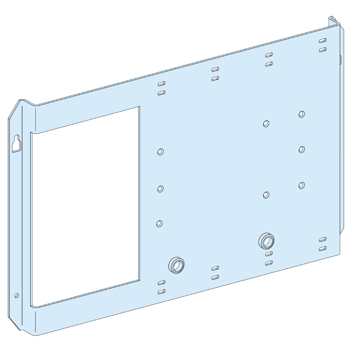 MOUNTING PLATE NSX/CVS/INS 630 HZ. FIX. TOGGLE