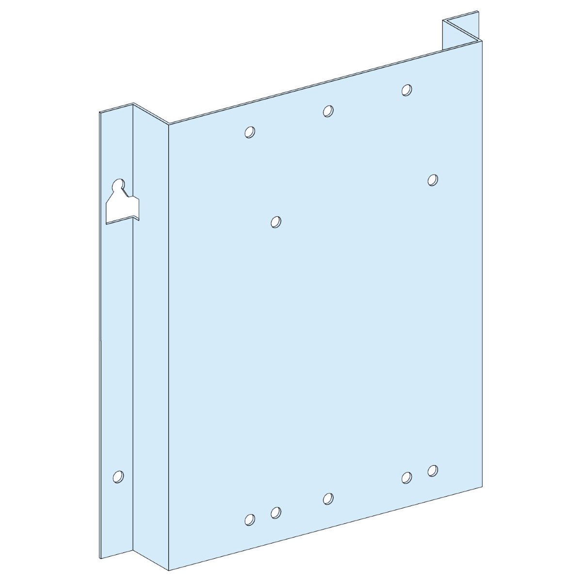 MOUNTING PLATE NSX/CVS/VIGI/INS 630 V. FIX. TOGGLE