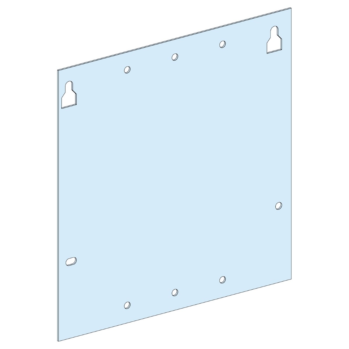 MOUNTING PLATE NSX/CVS 630 V. FIXED ROT.HANDLE