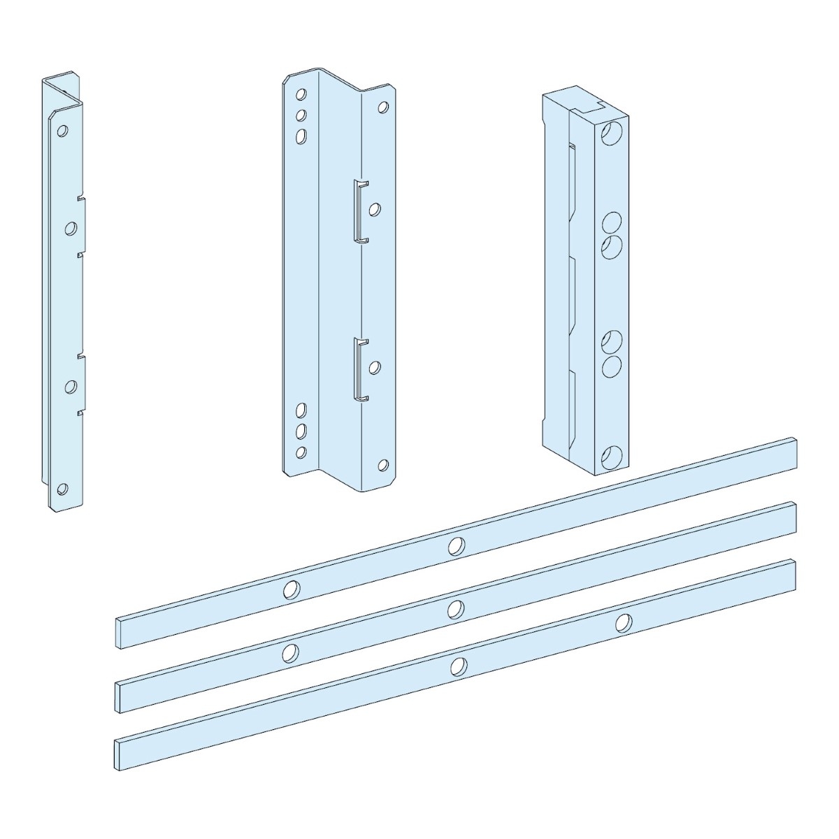 MOUNTING PLATE BUSBAR ISFT 100N/160 VERTICAL