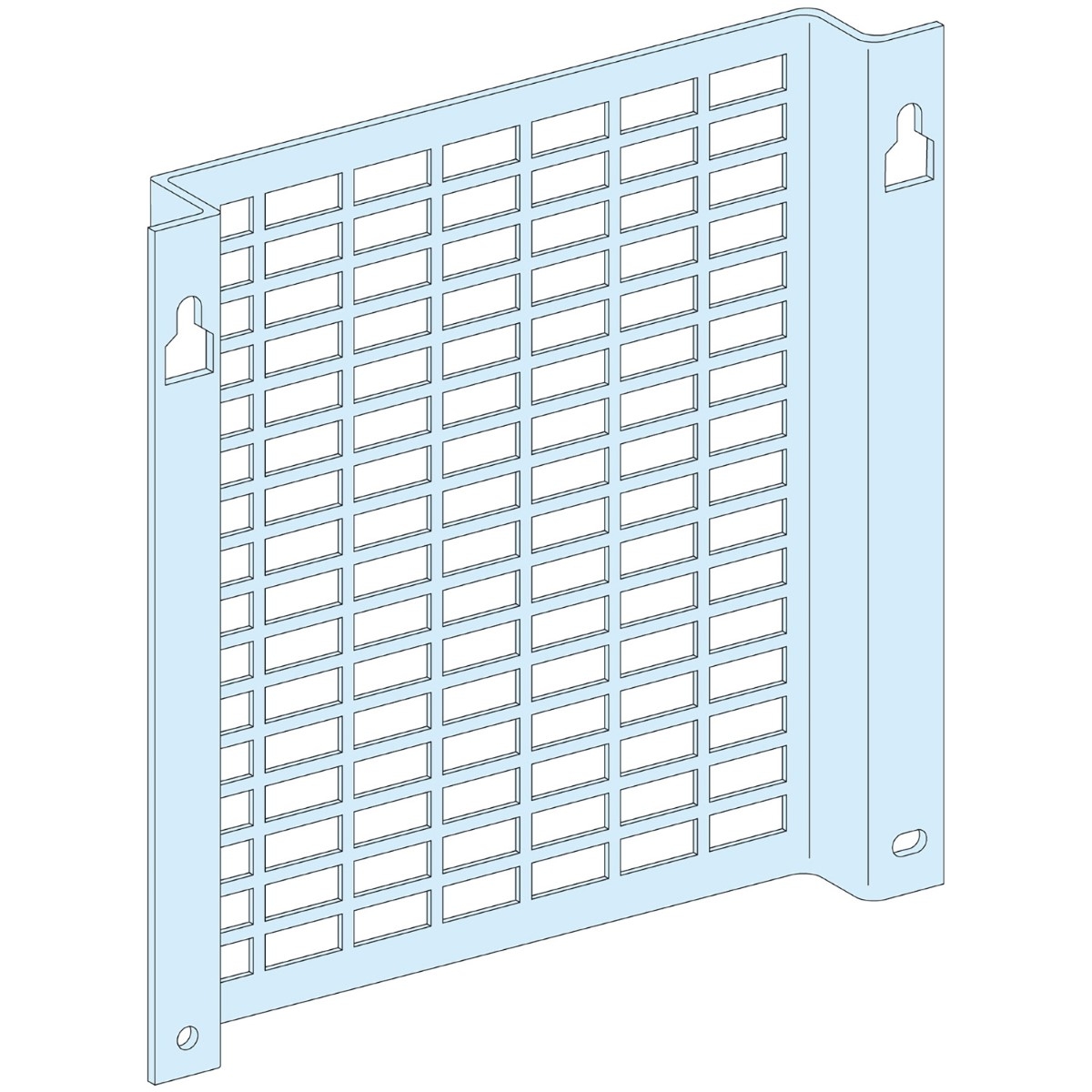 RECESSED SLOTTED M.PLATE W600 4M