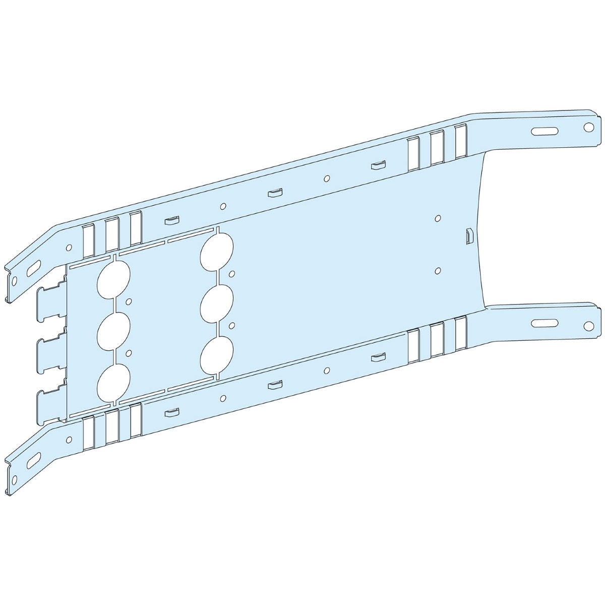 MOUNTING PLATE VIGI NSX/CVS TOGGLE - 3P 630A HORIZONTAL WIDTH 650