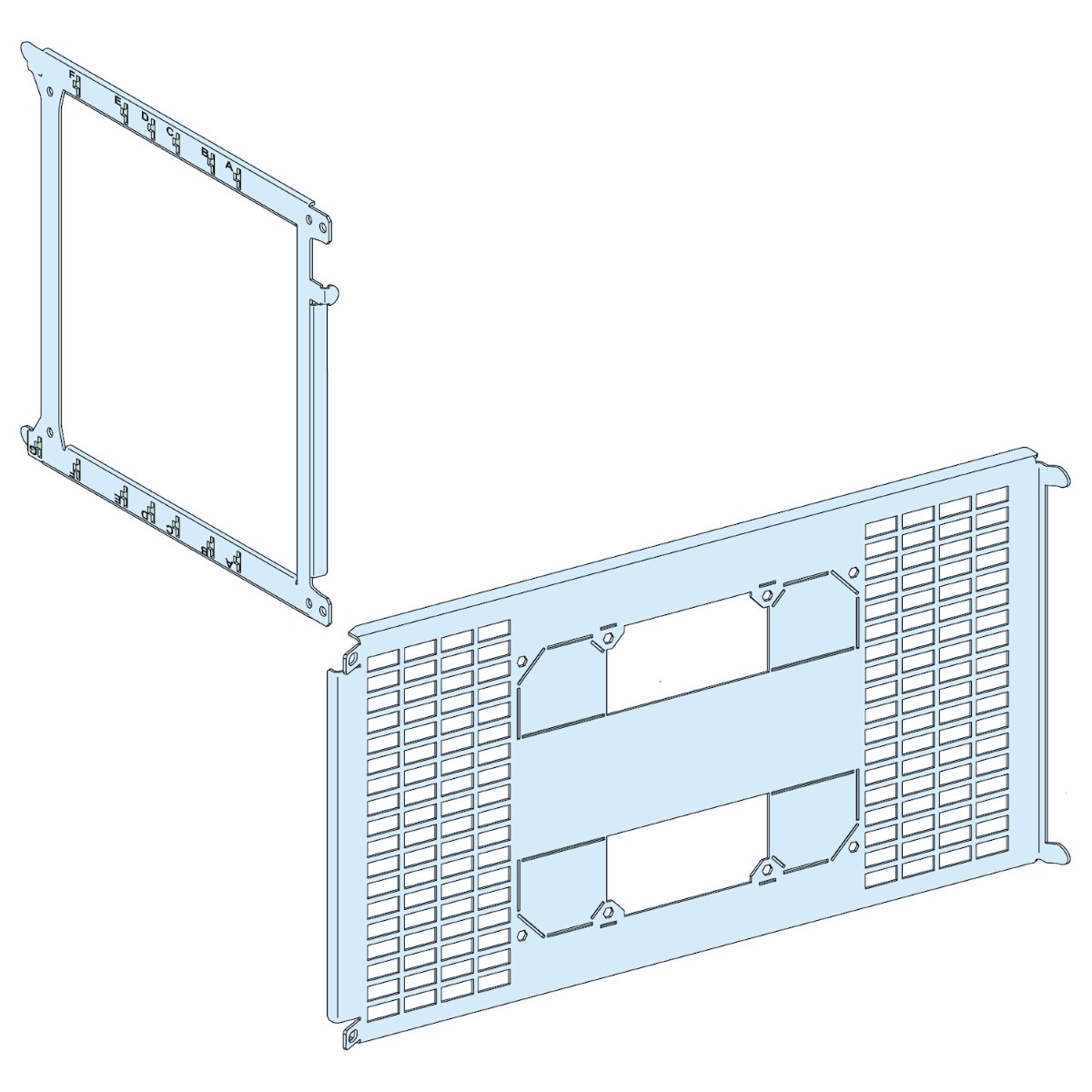 MOUNTING PLATE FOR NS FIXED -3P/4P 1600A VERTICAL IN WIDTH 650