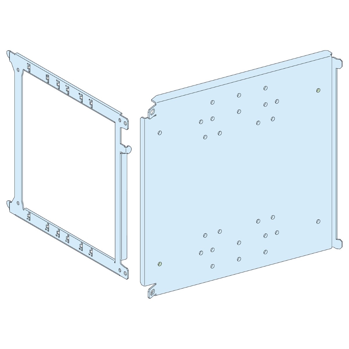 MOUNTING PLATE FOR NS FIXED -3P/4P 1600A VERTICAL IN WIDTH 400