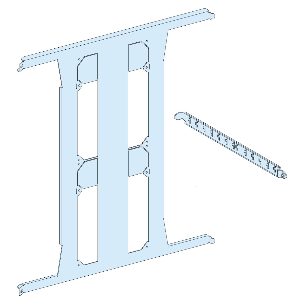 MOUNTING PLATE CHANGEOVER NS1000 ROTARY HORIZONTAL W650