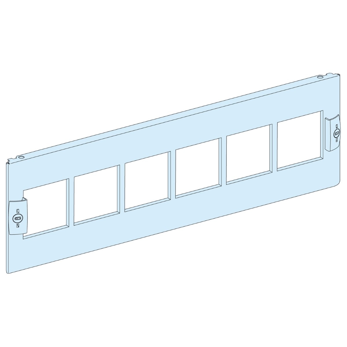 FR.PL.72x72 6 CUT-OUT MET.DEV/PB W600 3M