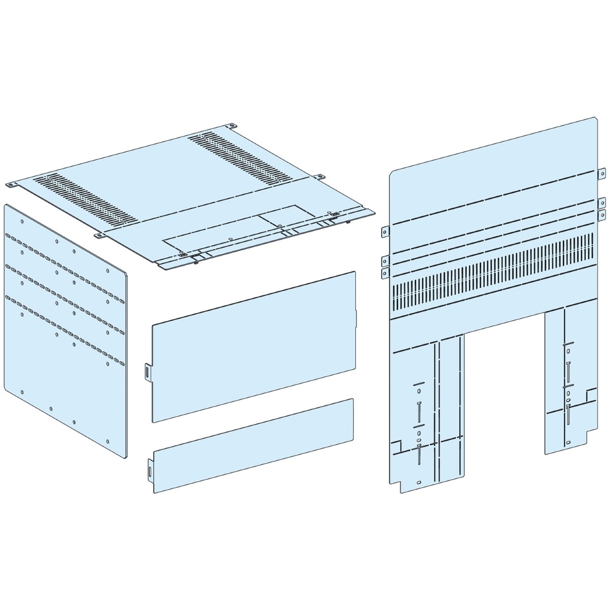 Rear Horiz. Connection Cover NS-MTZ1/NT PrismaSet P