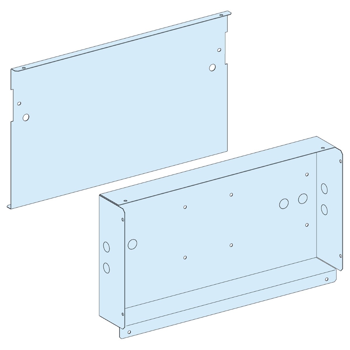 Busbar Cover Vert. MTZ2/NW/ISFL W650 PrismaSet P