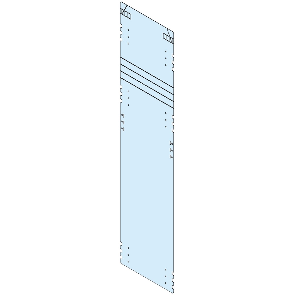 Inter cubicle partition, PrismaSeT P, 2 panels H 850mm W 320mm, for 2 adjacent cubicles D400 / D600