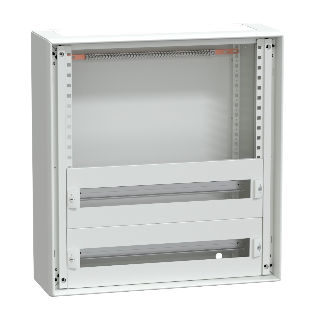 Enclosure, PrismaSeT G, for modular devices, wall mounted, W600mm, H630mm (2R + incomer), IP30, with front plates, Pack 250