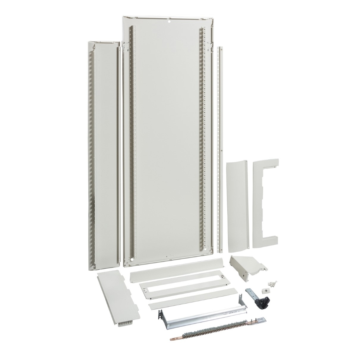 Enclosure, PrismaSeT G, for modular devices, floor standing, W600mm, H1530mm (7R + incomer), IP30, with front plates, Pack 250