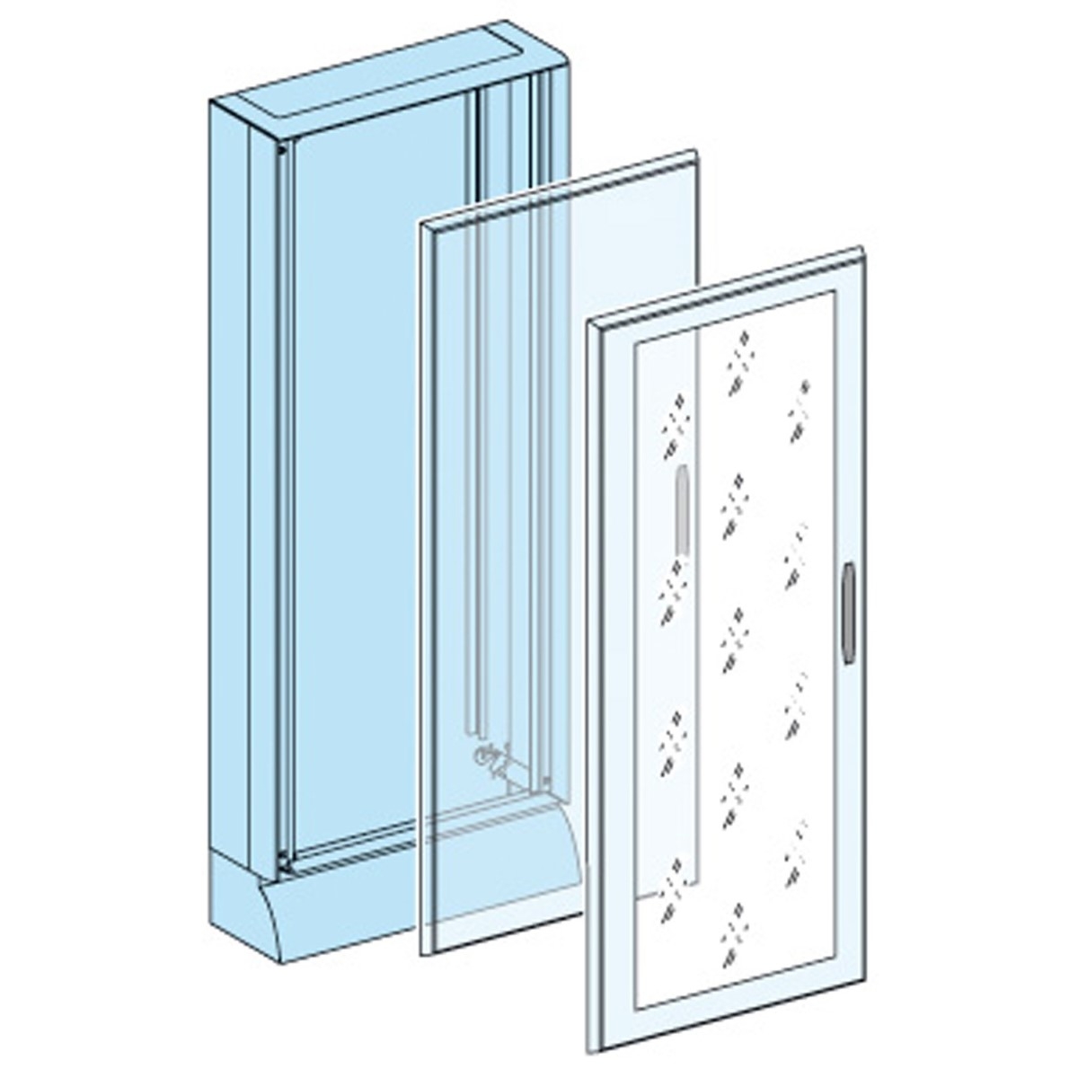 Enclosure, PrismaSeT G, floor standing, 30M, W600mm, H1720mm, IP30