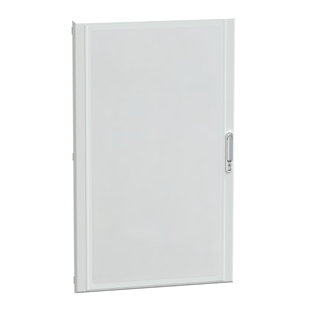 Door, PrismaSeT G, transparent type for enclosure, 27M, W850, IP30/4X, white, RAL 9003