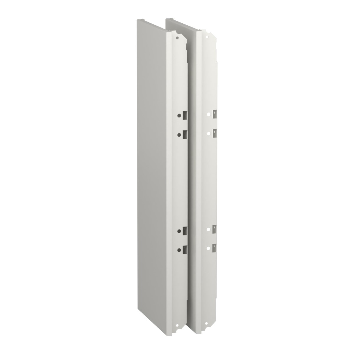 Side panel, PrismaSeT G, for extension enclosure, 11M, H650mm, IP55, white, RAL 9003, set of 2 (left/right)