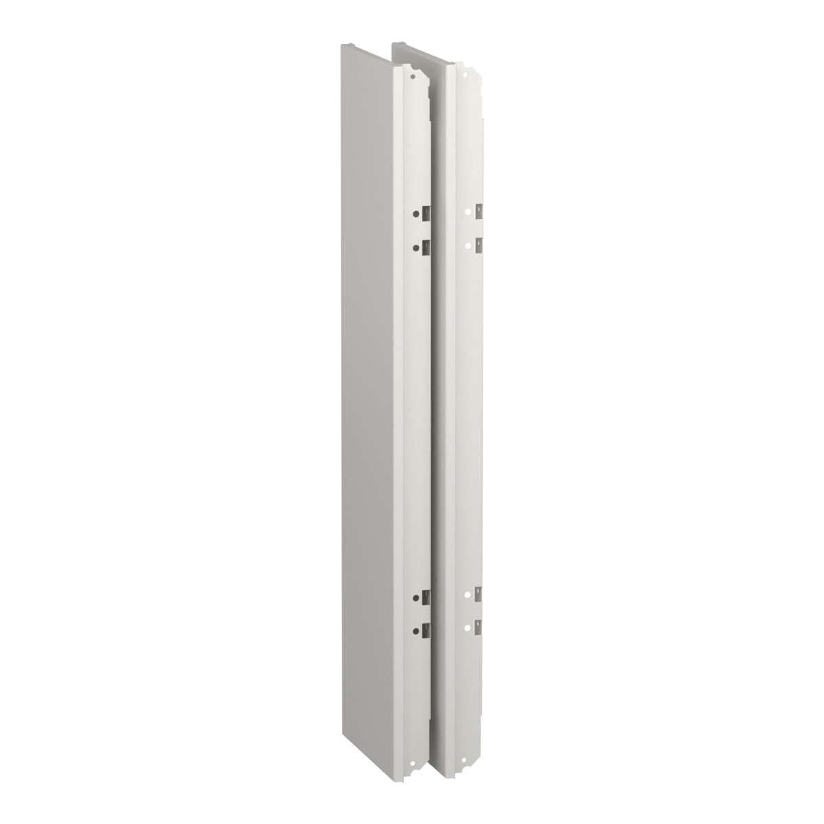 Side panel, PrismaSeT G, for extension enclosure, 15M, H850mm, IP55, white, RAL 9003, set of 2 (left/right)