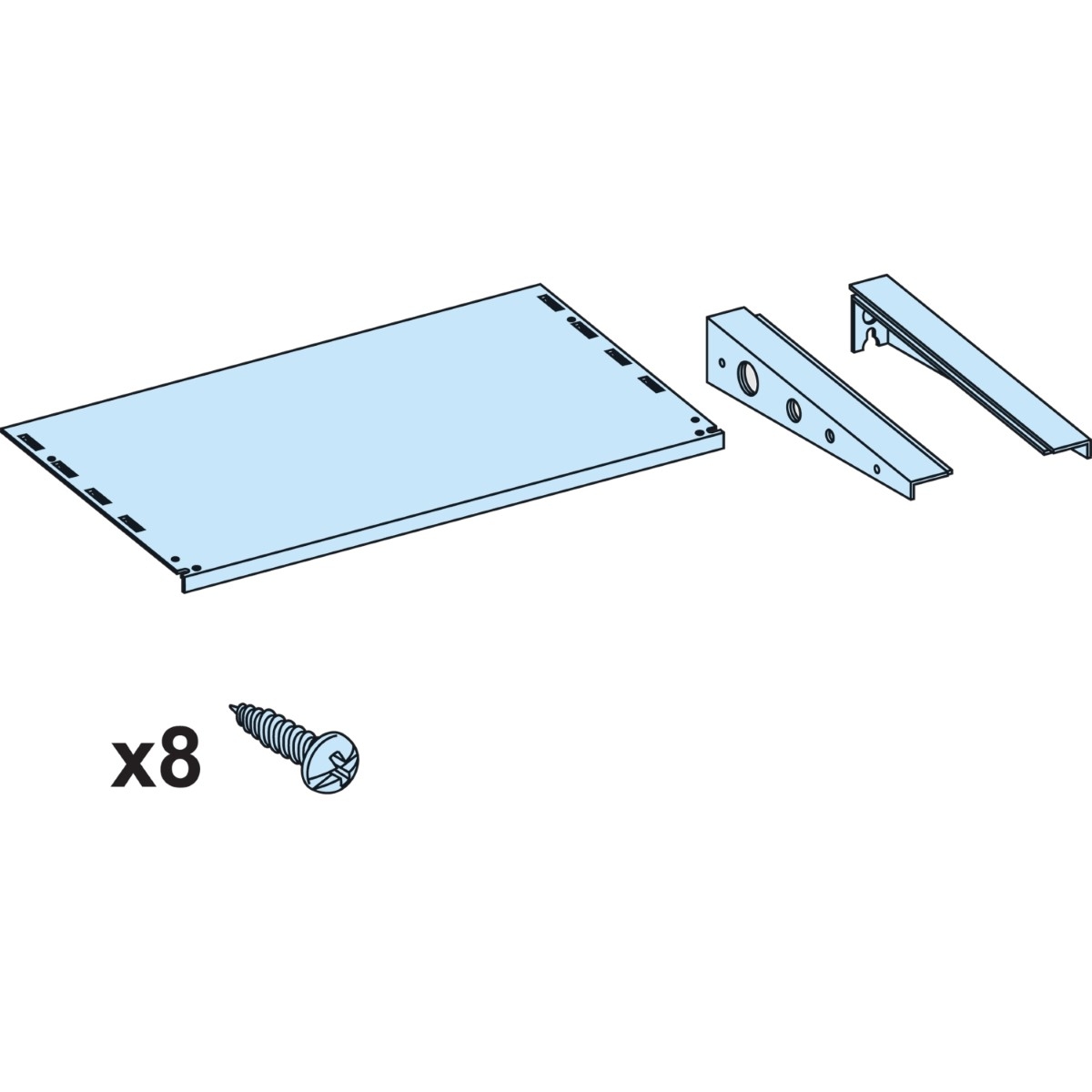 Canopy, PrismaSeT G, for Enclosure W600, IP55