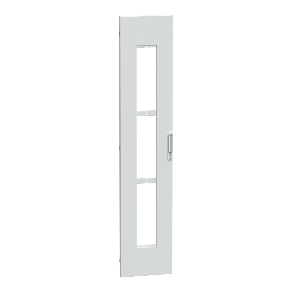 Door, PrismaSeT P, for floor-standing, HSI cut-out, reversible opening, 36M, W400, 2 locks, IP30, White, RAL 9003