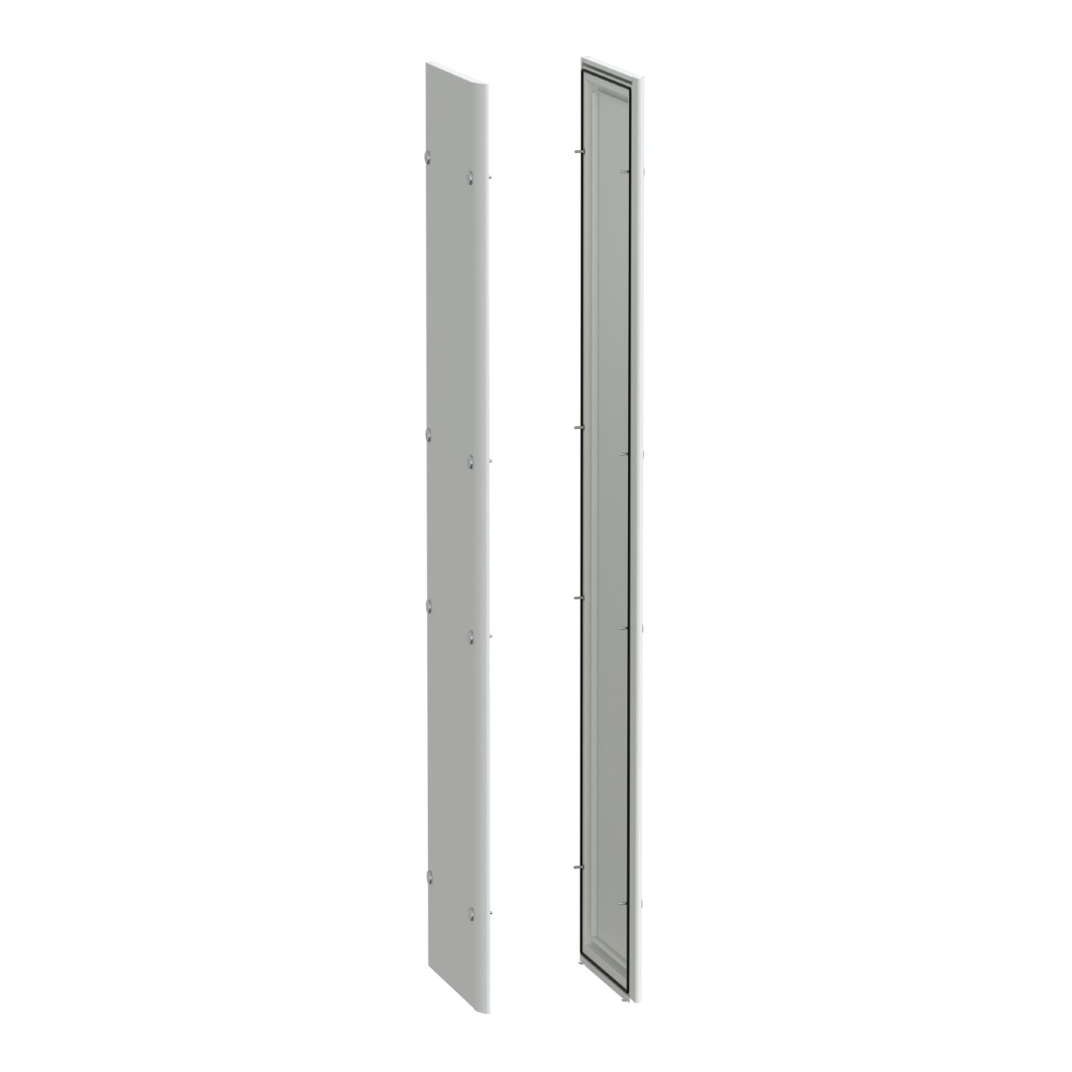 Side panel, PrismaSeT P, for enclosure, D400mm, IP55, set of 2 (left/right), white, RAL 9003