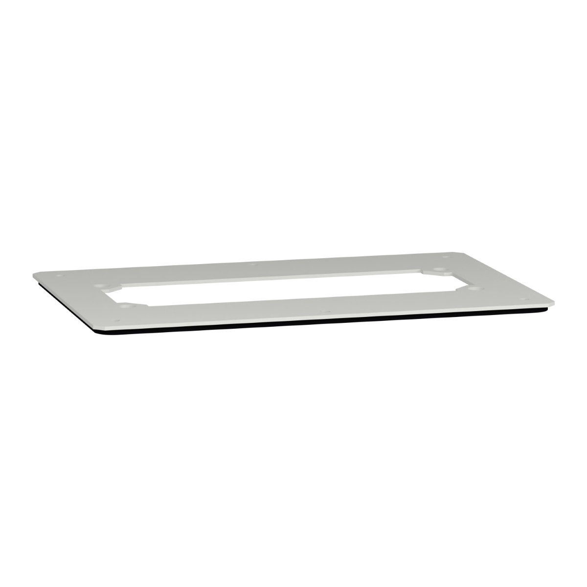 Support gland plate, PrismaSeT G, cut-outs, FL21 gland plate, for enclosure, W600mm/300mm, IP55, white, RAL 9003