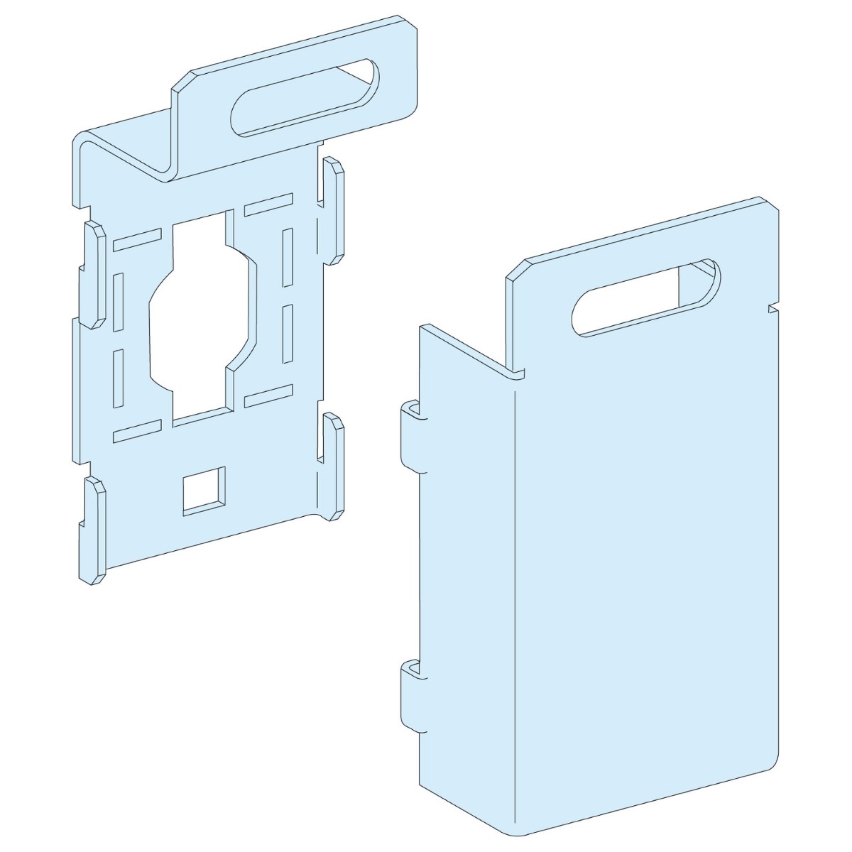 Padlocking device, PrismaSeT G, Handle, IP55