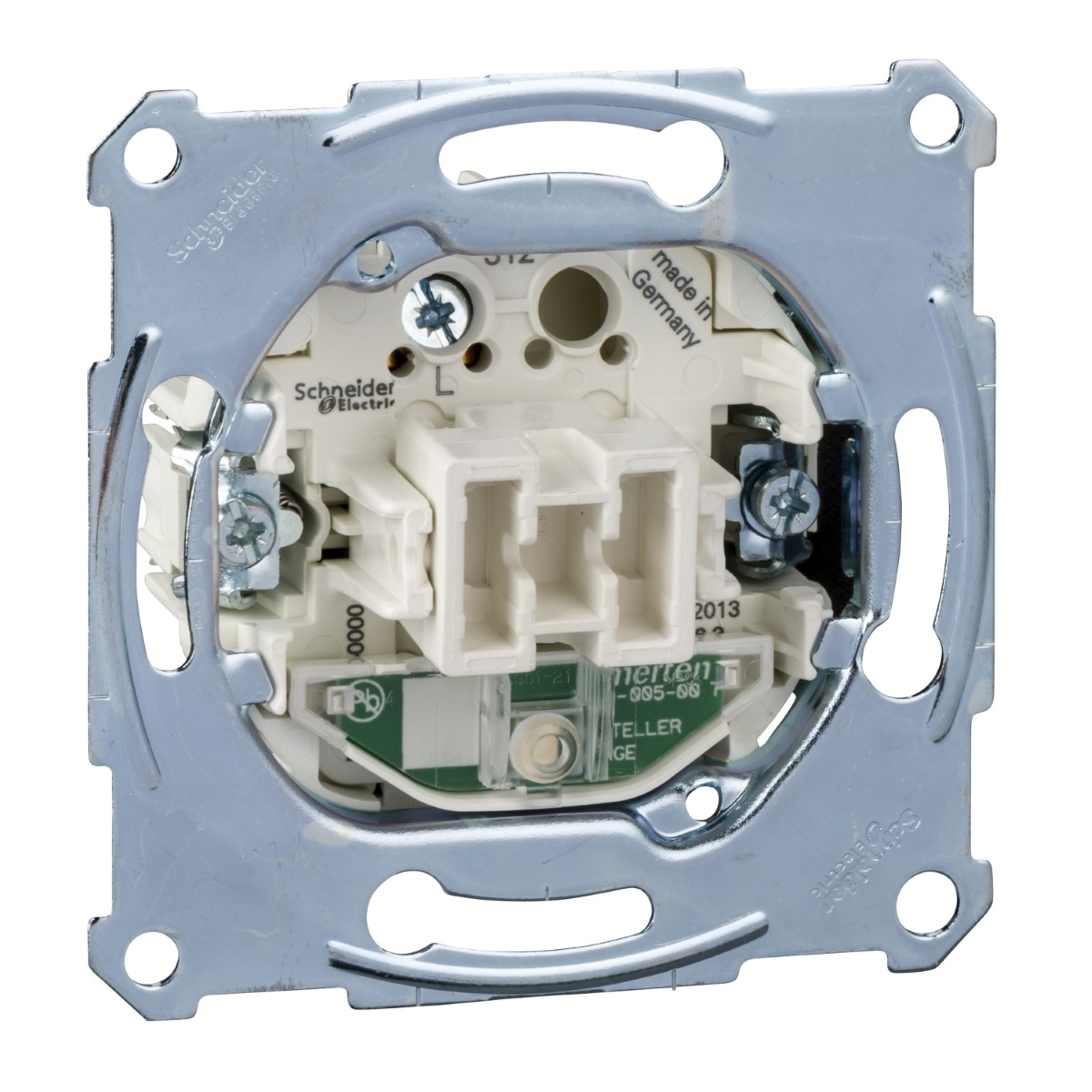 Switch, Merten inserts, mechanism, 1-pole 2-way, 16AX, screw-clamp terminals, IP20,