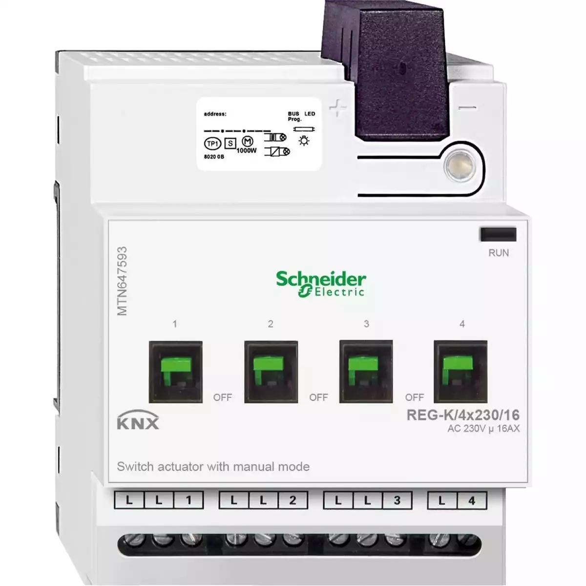 KNX sw.act.REG-K/4X230/16 w.man.mode